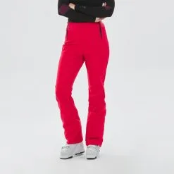 WEDZE Pantalón De Esquí Y Nieve Slim Mujer SKI-P 500 Negro -tienda de material de boxeo pantalon de esqui slim mujer 500 rojo