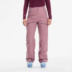 WEDZE Pantalón De Esquí Mujer - FR500 - Azul Marino -tienda de material de boxeo pantalon de esqui y nieve mujer wedze fr500 rosa