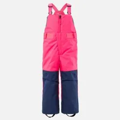 WEDZE PETO DE ESQUÍ NIÑOS CÁLIDO E IMPERMEABLE - 500 PNF ROSA FLUO Y AZUL MARINO -tienda de material de boxeo peto de esqui nios calido e impermeable 500 pnf rosa fluo y azul marino 1