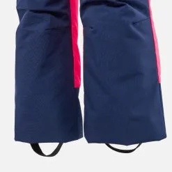 WEDZE PETO DE ESQUÍ NIÑOS CÁLIDO E IMPERMEABLE - 500 PNF ROSA FLUO Y AZUL MARINO -tienda de material de boxeo peto de esqui nios calido e impermeable 500 pnf rosa fluo y azul marino 4
