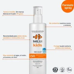 Safe Sea Spray Solar Corporal Para Niños SPF 50 -tienda de material de boxeo spray solar corporal para nios spf 50 2