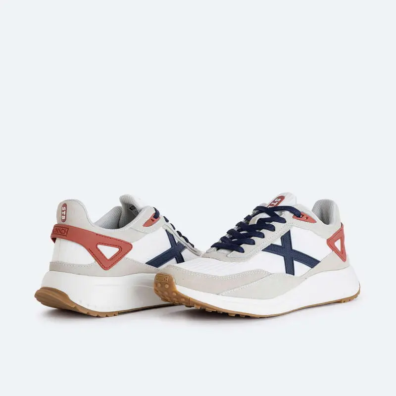 Zapatilla Casual MUNICH TIP Para Hombre Blanco 7 Zapatilla Casual MUNICH TIP Para Hombre Blanco - Imagen 5