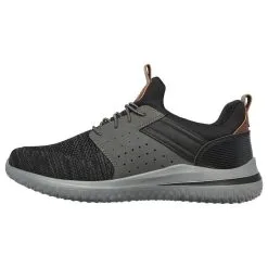 Zapatillas Caminar Hombre SKECHERS Delson 3.0-Cicada Negro -tienda de material de boxeo zapatillas caminar hombre skechers delson 30 cicada negro 4