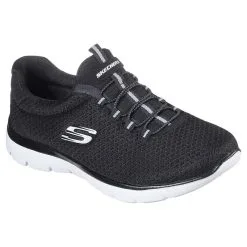 Zapatillas Caminar Mujer SKECHERS Summits Negro -tienda de material de boxeo zapatillas caminar mujer skechers summits negro 1