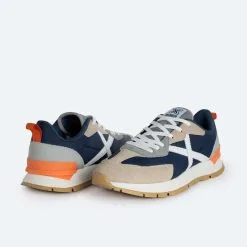 Zapatillas Casual MUNICH Versatile Hombre Marino -tienda de material de boxeo zapatillas casual munich versatile hombre marino 4
