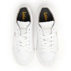 Zapatillas De Lona Para Mujer Lois 61326 Blancas Con Suela Antideslizante -tienda de material de boxeo zapatillas de lona para mujer lois 61326 blancas con suela antideslizante 3