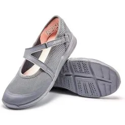 Newfeel Zapatillas Marcha Niña PW 160 Br'easy Gris / Coral -tienda de material de boxeo zapatillas marcha nia pw 160 breasy gris coral 4